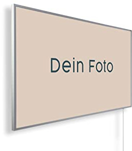 Eigene Bildheizung gestalten ✓ Lade Dein eigenes Foto hoch – Individuelle Infrarotheizung bedrucken lassen ✓ TÜV/GS + 5 Jahre Herstellergarantie ✓ Überhitzungsschutz ✓ 300 Watt, inkl. Thermostat