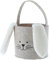 foolonli Osterkorb Korb Filz Creme Hase Ostertasche Körbchen Geschenkverpackung Ostern Geschenktasche