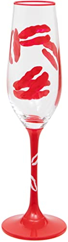 Maturi Flûte à champagne peinte à la main, 220 ml, coffret cadeau