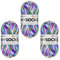 myboshi mysocks Pixel, 6-fädige Sockenwolle, strapazierfähig, Garn aus Schurwolle, filzfrei, 150g, Ll 390m Lila (Dotty), 3 Knäuel