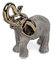 Dekorative Figur Elefant Keramikfigur 16cm Sand-Gold - ohne Deko