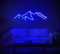 LED dekoratives Licht USB-Schnittstelle Berg Sonnenaufgang Sonnenuntergang LED Neonlicht Dekoration Home Art Wand Helligkeit einstellbar 42x24cm