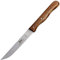 Clauss Vespermesser aus Solingen, Tomatenmesser mit ergonomischem Holzgriff aus Schwarznuss und doppelten Nietstiften, Sägemesser mit scharfer gezahnter Klinge, 23 cm, CL-20005