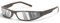 SHEEN KELLY Wrap Around Sonnenbrille für Männer Frauen Vintage Gangster Stil Sonnenbrille Futuristische Brille