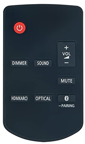 VINABTY N2QAYC000123 Replacement Remote Control Compatible with Panasonic Compact Soundbar SC-HTB200 SC-HTB208 SC-HTB208EB-K SC-HTB200EB-K SC-HTB200EG-K SC-HTB208EBK SC-HTB200EBK SC-HTB200EGK
