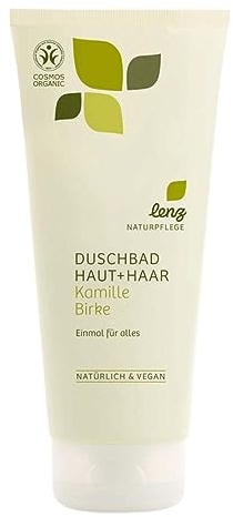 Lenz Naturpflege Duschbad, Haut + Haar, Kamille Birke, 200ml (5)