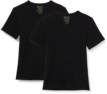 DIM T-Shirt Mann Thermoregulierend Baumwolle V-Ausschnitt Sport x2