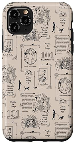 iPhone 11 Pro Max Disney 101 Dalmatians Vintage Book Print Case