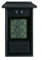 Sileduove Thermomètre de serre numérique max-min, accessoire de serre mural, pour l'intérieur ou l'extérieur, noir