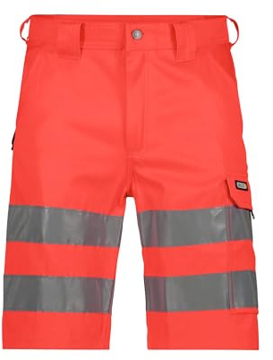 DASSY® Idaho Warnschutz-Shorts - Größe 56 - NEONROT