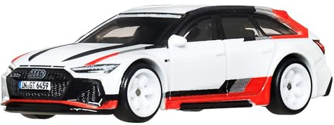 Hot Wheels Premium Car Culture Sammel-Spielzeugauto, Die-Cast Mazda RX3 Wagon im Maßstab 1:64, Fast Wagons Fahrzeug mit Real Riders-Rädern, JBK51