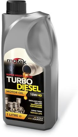 Motek 15W/40 Turbo Diesel Semi-Synthetic Motor Engine Oil, 1 Litre