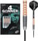 ONE80 Steel Dart Lourence Ilagan The Gunner 4 VHD Schwarz/Rosegold 90% Tungsten Steeltip Dart Steeldarts – Präzision, Innovation und Vielseitigkeit für Profispieler (24 Gramm)