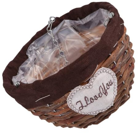 VANZACK Suspension pour Plantes Intérieur Osier Tressé Main Panier Tissé à Suspendre Au Mur pour Balcon Et Jardin