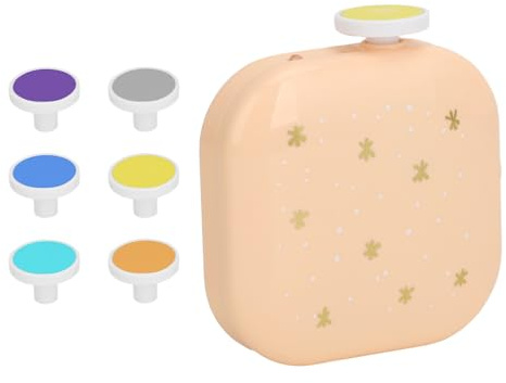 Baby-Nageltrimmer Geräuscharme LED-Licht-Fingernagelpflege 6 Schleifpads