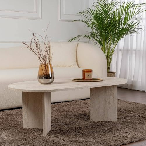 Dmora Couchtisch Parrano 119x60x40h cm Beige