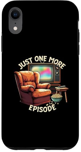 Just One More Episode Funny TV Binge Watch Design Coque pour iPhone XR