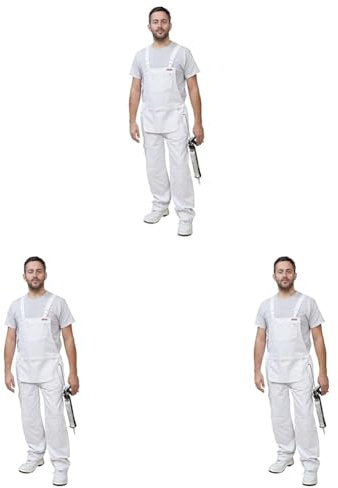 ProDec 100% Cotton Drill, Multi-Pocket Decorator's Bib and Brace