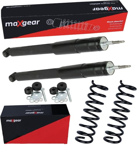 2x Maxgear Fahrwerksfeder+Stossdämpfer vorne | 60-0797D + 170 450 Kompatibel mit C-Klasse T-Model (S202),SLK (R170)