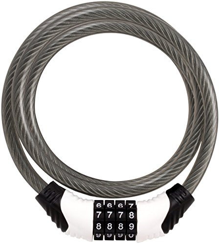 Stanley Unisex Adult S741-153 Combination Cable Bike Lock - Black, 10 x 1800 mm