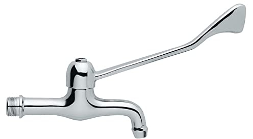 Hygiene Wand Armatur mit langem Hebel - Ellenbogenbedienung für Arzt-Praxen, Zahnärzte, Krankenhaus, Doktoren Gewerbe- Armatur/Wandarmatur/Wandmontage
