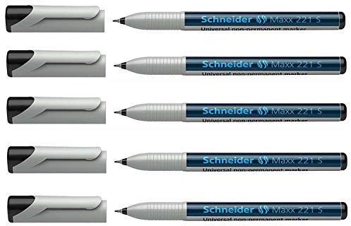 Folienstift 221 schwarz SCHNEIDER SN112501 wasserlösli