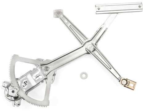 LST Manueller Fensterheber mechanisch vorne links für 4/5 Türer | Kompatibel mit Mercedes-Benz E-Klasse W124 S124 T-Model Stufenheck 190 W201 1983-1996, Fensterführung
