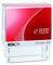 COLOP Printer 20 Text-Stempel ERLEDIGT und Piktogramm, Abdruckfarbe blau-rot. Fertigstempel mit Lagertext und 2farbigem Kissen