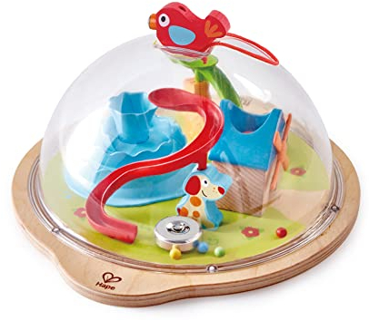 Hape Lilys Erlebniskuppel von Hape | 3D Spielzeug mit magnetischem Labyrinth, Erlebniskuppel für Kinder mit verschiedenen Charakteren und Zubehör
