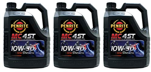 Penrite MC-4 Halbsynthetisches Motorrad-Öl 10W-30 4-Takt-Öl, 12 Liter
