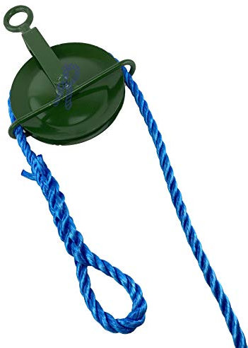 18mm Blue Polypropylene Gin Wheel Rope x 25 Metres Complete with Gin Wheel & Soft Eye Splice