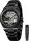 Forsining Metal Army Automatic Watch Tourbillon Stainless Steel Steampunk Skeleton Mechanical Watches for Men