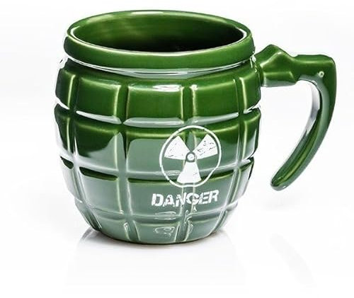 Mug grenade à pictogramme danger Tasse arme
