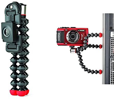 JOBY JB01494BWW GripTight ONE GP Magnetic Impulse for Smartphones - Black & JB01506-BWW Magnetic 325 GorillaPod - Black/Charcoal