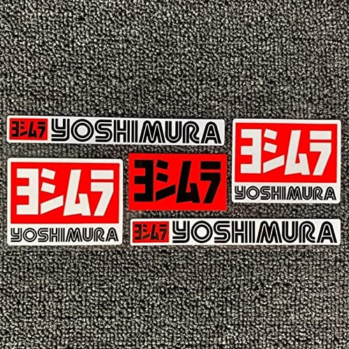 Wärme resistente Aluminium -Motorradzubehör Auspuffaufkleber Auspuffrohr -Schalldämpferabziehbilder (Color : Vinyl)