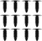 The Lord of the Tools 100 Stück Tannenbaum Zierclips für 7,5-mm-Loch Halteclips Stoßstangen-Kotflügel-Nieten Verschlüsse, 17,5-mm-Kopf 22,5-mm-Höhe Kunststoff