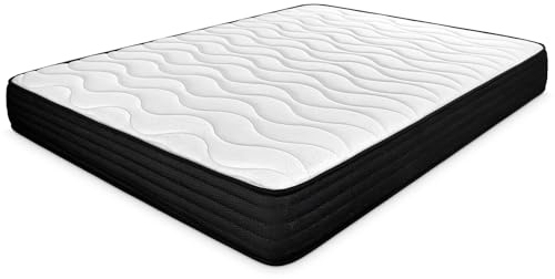 amuéblate online Viskoelastische Matratze Venus wendbar (Winter-Sommer), Härte: mittel bis hoch, Dicke 20 cm, milbendicht, antibakteriell und hypoallergen, 180 x 190 cm