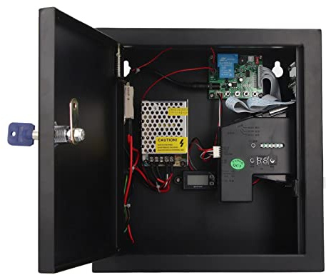 Boîte de Minuterie à Monnayeur, Boîte de Commande de Minuterie de Temps Cumulatif de Prise UE 110-220V pour Machine à Laver