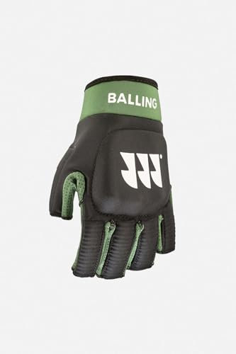 BALLING Feldhockey Langer Handschuh, Hockey, Feldhockey, Handschuhe, Schutzausrüstung (Schwarz, L)
