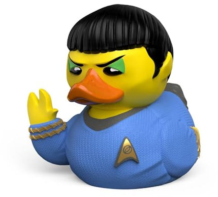 TUBBZ Kleine Spock Sammelbare Vinyl-Gummientenfigur - Offizielles Star Trek Merchandise - Sci-Fi Fernseher, Filme & Videospiele