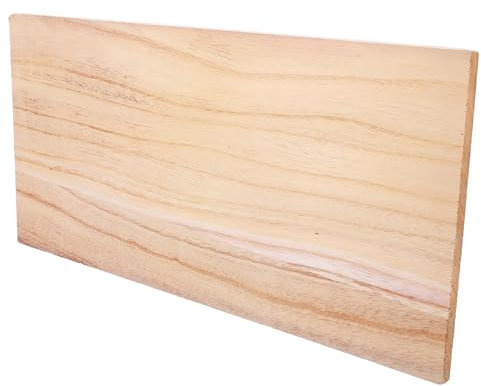 jojofuny Planche Bois Massif Rectangulaire Matériau Brut Non Fini pour Projets DIY Panneau Et Polyvalent pour Ameublement Et Rangement