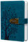 Herzförmiger Baum Tagebuch mit Schloss – 244 Seiten, A5 (5.8“ x 8.4”), PU-Leder, Tagebuch mit Zahlenschloss Lesezeichen – Pfauenblau – Ideal für Notizen, Planer und kreatives Schreiben