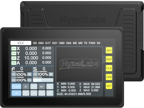 NymoLabs Controller offline CNC USB a 4 assi, modulo di controllo GRBL offline con 7 pollici IPS Touch Screen per grbl firmware CH340 chip 3018/3030/4030/4040/5040/6040/6040/6050 CNC Router Machines