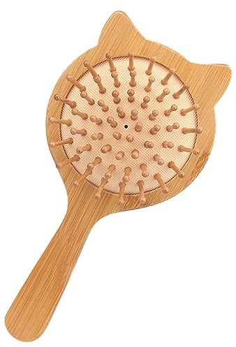 Ipetboom Haarentwirrungsbürste Für Damen Kopfhautbürste Mit Kamm Entwirrungsbürste Für Trockenes Haar Damenhaarkamm Aus Bambus Haarstylingbürste Für Frauen
