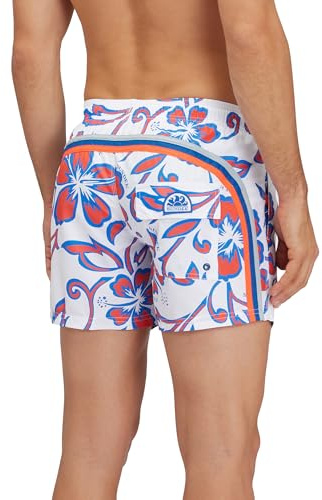 SUNDEK M504BDRT3K2 Boardshort 006K2 Bianco Fantasia Floreale