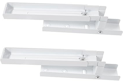 CIYODO 2piezas Rejillas Ajustables Inoxidable Para Microondas Rejilla Para Horno Microondas Soporte De Pared