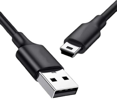 Sqsxgz Charging Cable for Nintendo DS/3DS - High Speed USB Charging Cord Compatible with Nintendo DSi, DSi XL, 3DS XL & PS3 Controller(2Pcs)