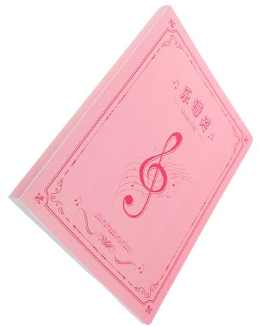Cabilock 50-Page Music Folder for Sheet Music Storage with Removable Clip Suitable for Practice Room and Studio Use