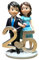 Figura para 25 Aniversario con Placa grabada