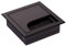 Entrée de câble SOTECH CAVO 80 x 80 mm carrée en entrée de câble en aluminium anodisé noir